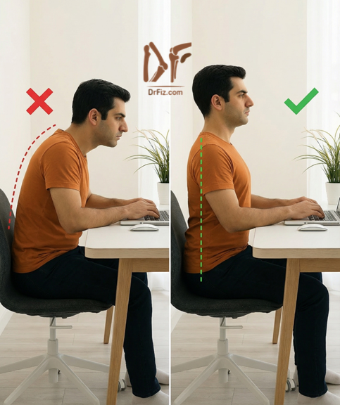 درمان قوز کمر و گردن