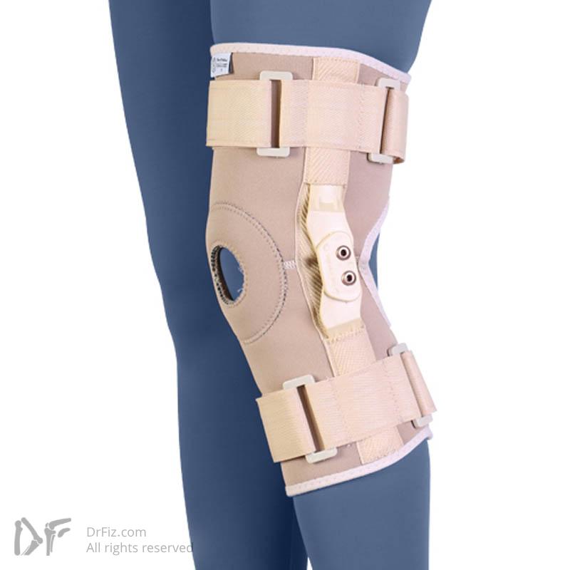زانوبند نئوپرن مفصل دار طب و صنعت کد ۴۵۱۲۰